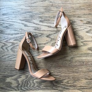 NWOB Sam Edelman Yaro Block Heel Sandal Leather Size 5 Medium